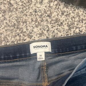 Sonoma Dark Blue Denim Pants